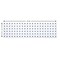 Triton Products (1) 31.5 In. W x 9 In. H White Epoxy 18-Gauge Steel Square Hole Pegboard Strip LBS-2W - alternate 2
